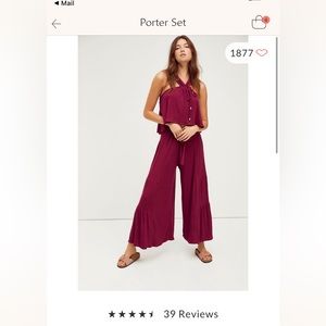 NWT Free People Porter Set